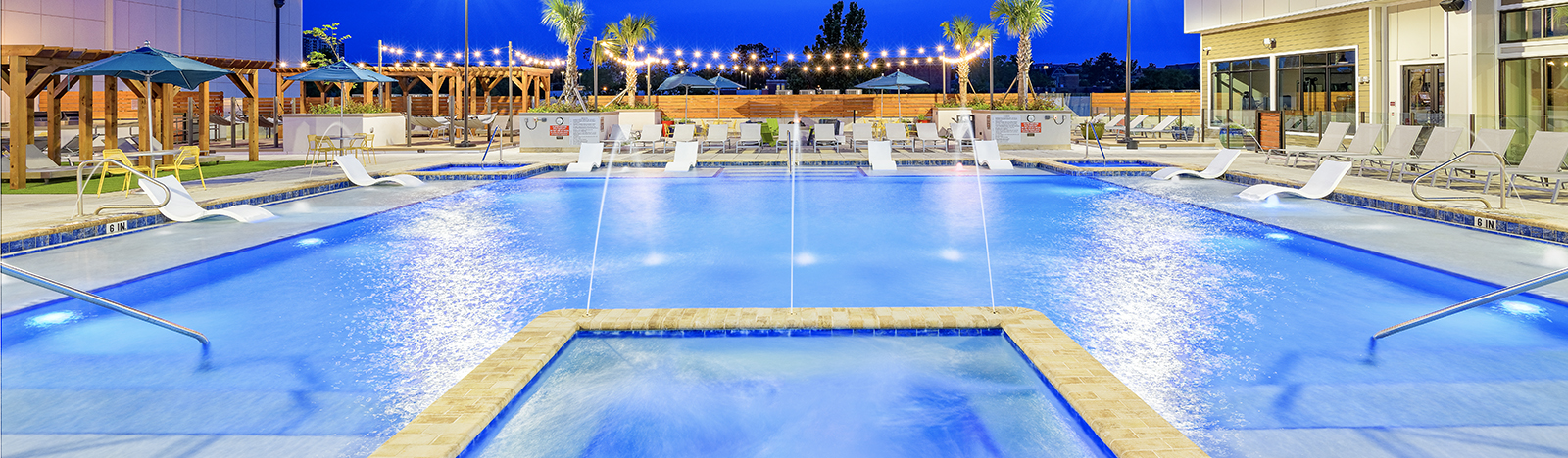 Resort style pool